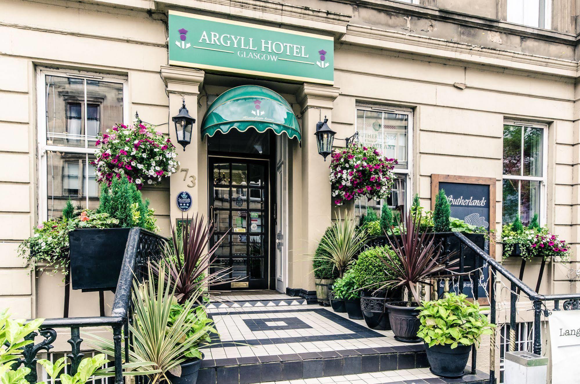 Argyll Hotel Glasgow Exterior foto